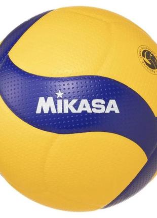 Мяч волейбольный тренировочный v300w mikasa № 5 сине-желтый