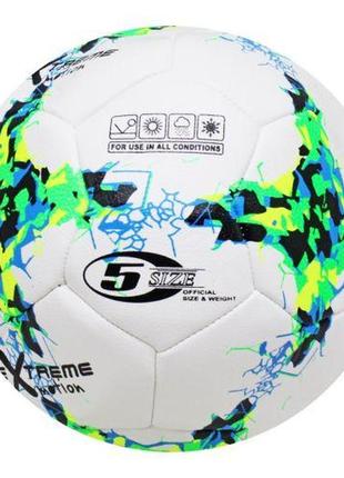 Мяч футбольный №5 "extreme", зеленый от lamatoys