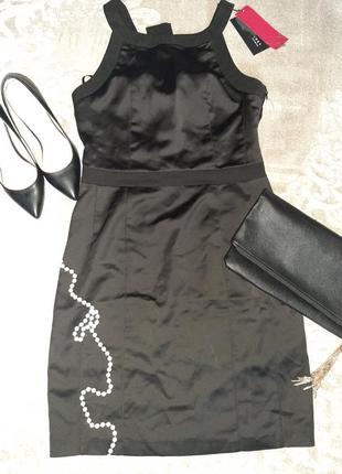 Элегантное чорное платье. нарядне, стретчеве. нове. розмірм.7 фото