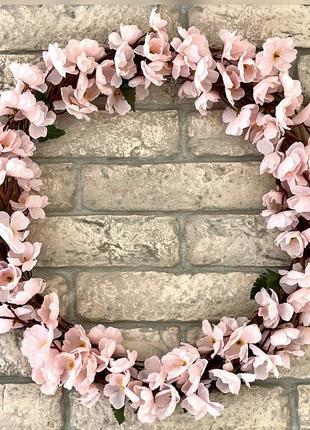 Декоративний віночок "весняна сакура"1 фото