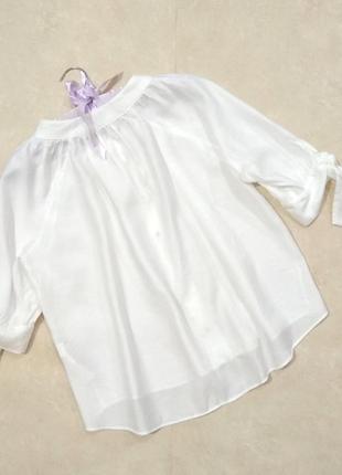 Блуза/рубашка zara размер s/m - 8/10 - 36/383 фото