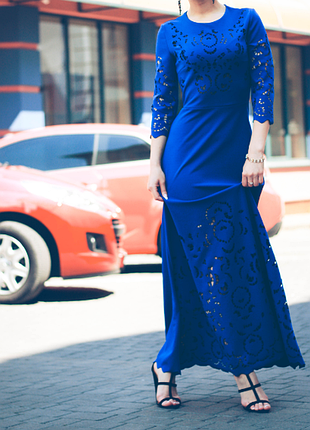 Замечательное платье в пол