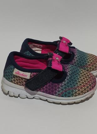 Skechers оригінал кросівки кросовочки на дівчинку крихітку розмір 20.5 21