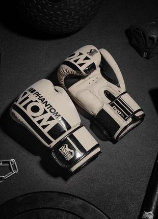 Боксерські рукавиці phantom apex sand 16 унцій (капа в подарунок)8 фото