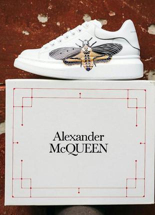 Кросівки alexander mcqueen white кроссовки кеди кеды3 фото