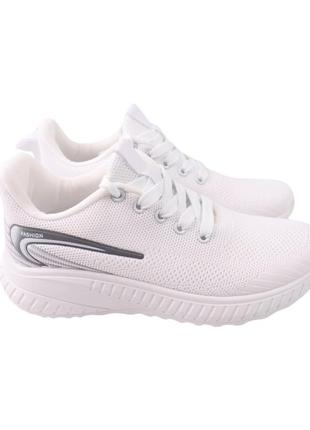 Кроссовки женские fashion белые текстиль, 36