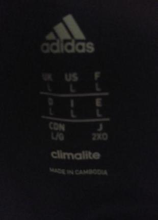 Футболка adidas climalite,новая,сине-голубая,разм.l3 фото