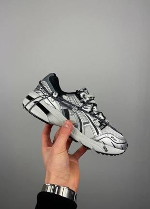 Кросівки унісек чорні з срібним asics gel-1090 x anderson bell black silver1 фото