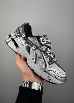 Кросівки унісек чорні з срібним asics gel-1090 x anderson bell black silver8 фото