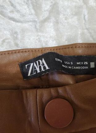 Штани екошкіра zara4 фото