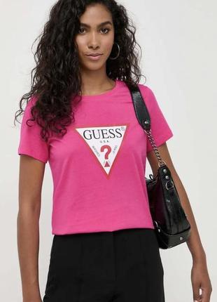 Жіноча футболка guess р. л1 фото