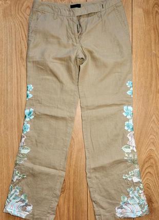 Штани жіночі льняні