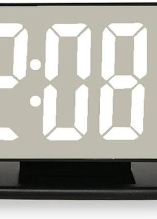 Годинник настільний із проєкцією часу на стелю з led-дисплеєм і будильником salemarket4 фото
