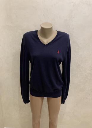 Тонкий светр polo ralph lauren джемпер фіолетовий  оригінал