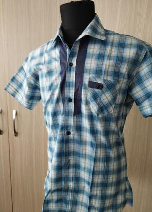 Чоловіча сорочка з коротким рукавом