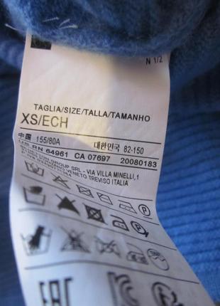 Ніжно-блакитний светр benetton розмір xs стан ідеальний, новий. приємний до тіла. pure wool5 фото