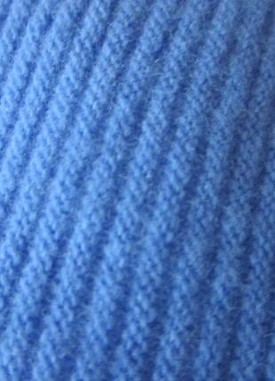 Ніжно-блакитний светр benetton розмір xs стан ідеальний, новий. приємний до тіла. pure wool8 фото