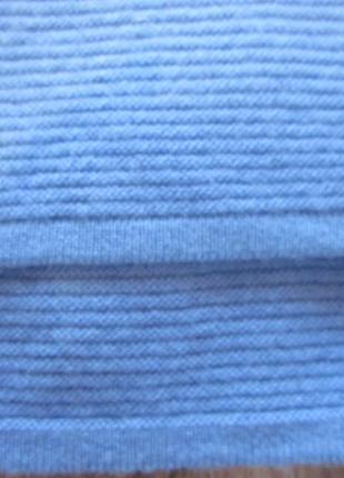 Ніжно-блакитний светр benetton розмір xs стан ідеальний, новий. приємний до тіла. pure wool7 фото