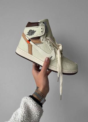 Женские кроссовки nike air jordan 1 high5 фото