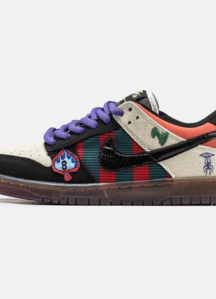 Кросівки  nike sb dunk low halloween custom6 фото