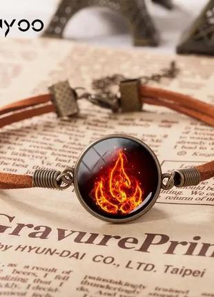 Шикарный кожаный браслет аватар 2 вида последний маг воздуха племени огня нации амулет талисман