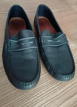 Туфлі мокасини zara шкіра