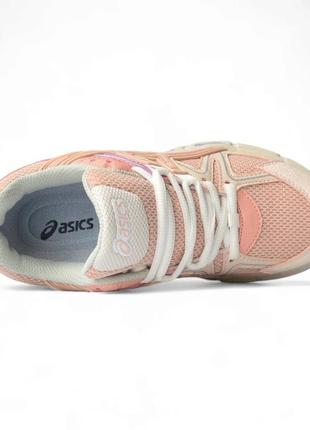 Asics gel-kahana 8 кросівки кеди жіночі шкіряні шкіра сітка весняні літні демісезонні демісезон низькі топ якість асікс ліцензія персикові з бежевим4 фото