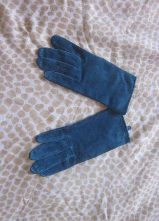 Шкіряні рукавички вказаний розмір s-m, красивого кольору1 фото