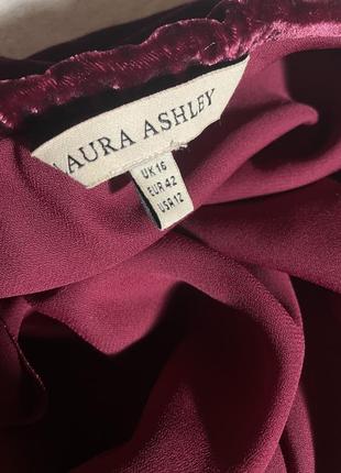 Оксамитова велюрова довга спідниця максі laura ashley2 фото