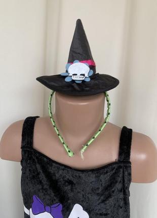 Відьмочка ведьма скелет балерина костюм карнавальний хеллоуин4 фото