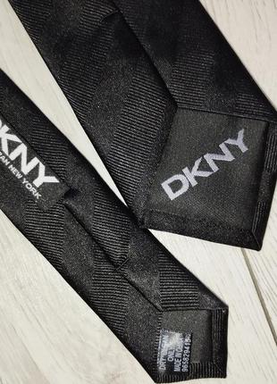 Шовкова вузька краватка від dkny5 фото