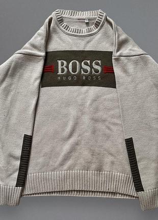 Светр з принтом hugo boss