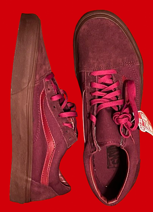 Кеды vans mono bordo cherry 🍒 венс кроссовки на весну лето осень унисекс5 фото