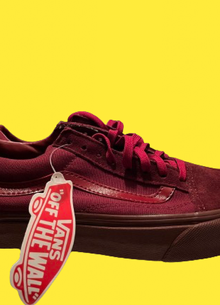 Кеды vans mono bordo cherry 🍒 венс кроссовки на весну лето осень унисекс1 фото