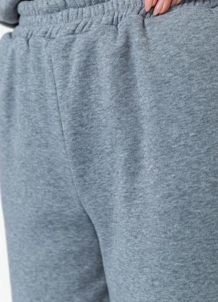 Спортивні штани на флісі,теплі штани на флісі, колір сірий6 фото
