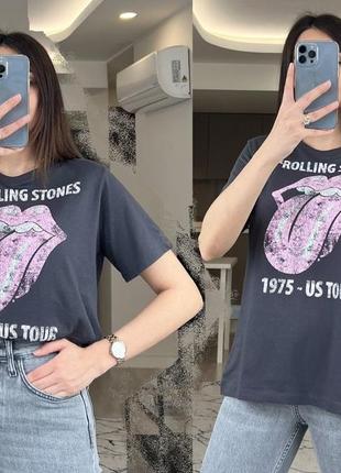 Футболка бавовна мерч rolling stones