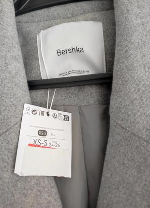 Оверсайз пальто bershka, розмір xs-s7 фото