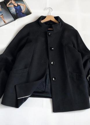 Крутое шерстяное пальто oversize zara3 фото