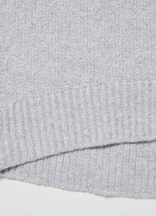 Мʼякий дуже комфортний светр молочного кольору гольф японського бренду uniqlo soft knit high neck long-sleeve sweater3 фото