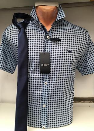 Мужская рубашка armani jeans