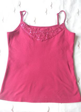 Майка на бретелях р.m-l