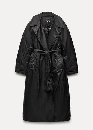 Пальто-тренч з синтепону zara.