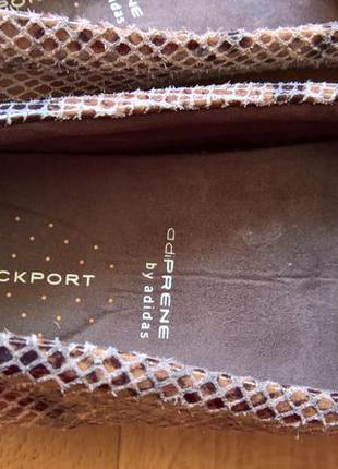 Кожаные мокасины rockport by adidas.5 фото