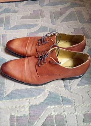 Кожаные коричневые туфли steptronic3 фото