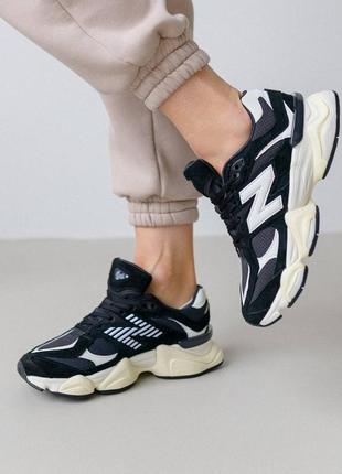 Жіночі кросівки new balance 9060 prm black white9 фото