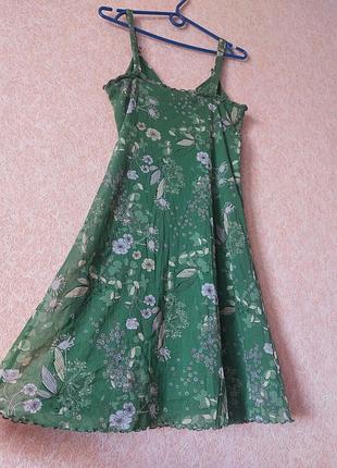Зелена сукня сарафан 8
