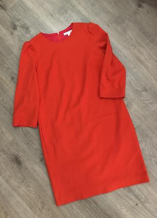 Яскраво-червона сукня1 фото