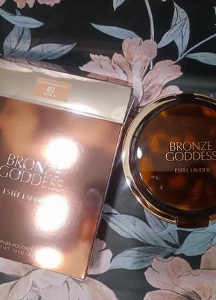 Estee lauder bronze goddess powder бронзуюча пудра6 фото