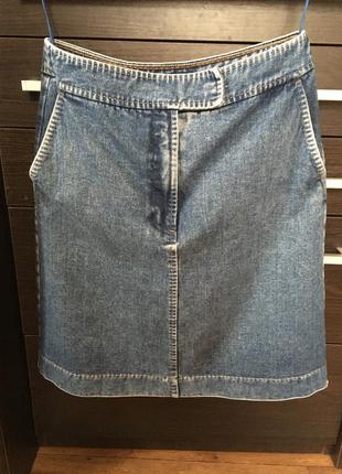 Джинсовая юбка трапеция от boden1 фото