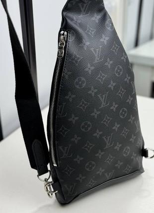 Сумка louis vuitton duo slingbag 20 x 42 x 6 cm канва монограмм/ кожа  упаковка пыльник2 фото